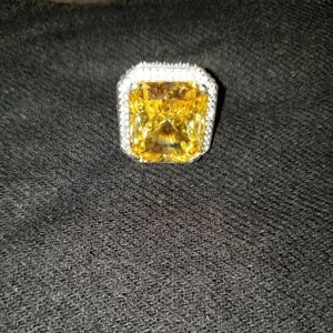 Sterling silver Citrine ring